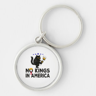No Kings In America We The People Political Minima Key Ring