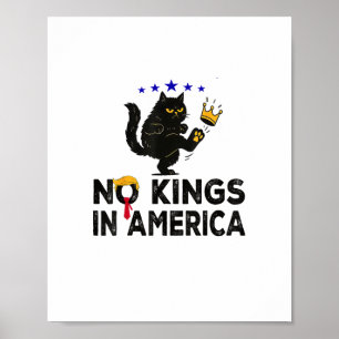 No Kings In America We The People Political Minima Poster