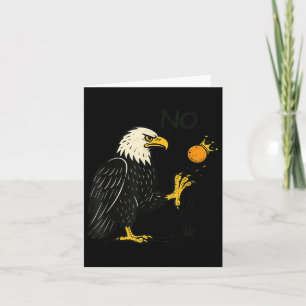 No Kings In America We The People Political Retro Card