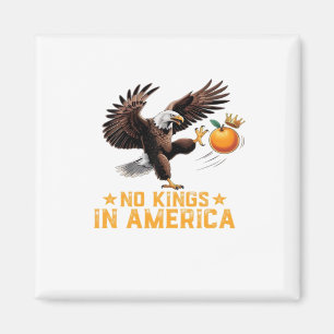 No Kings In America We The People Political Retro Magnet