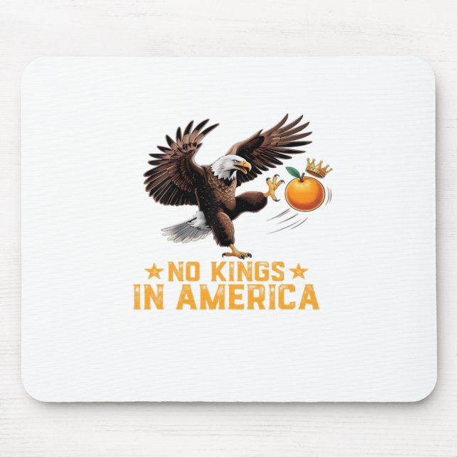 No Kings In America We The People Political Retro  Mouse Pad (Front)