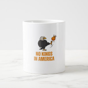 No Kings In America We The People Political Vintag Large Coffee Mug