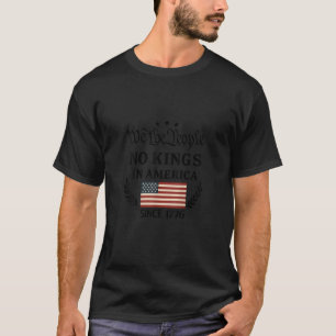 No Kings In America We The People Retro Classic T-Shirt