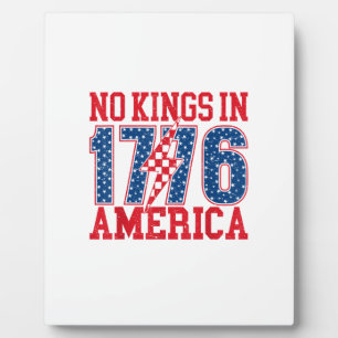 No Kings In America We The People Vintage Plaque
