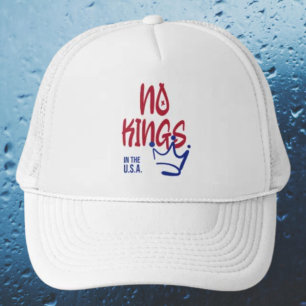 No Kings in the U.S.A. Trucker Hat – Stay Free