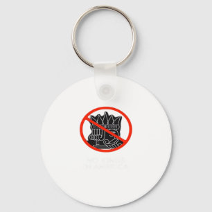 No Kings In The USA America Say No King Classic Re Key Ring