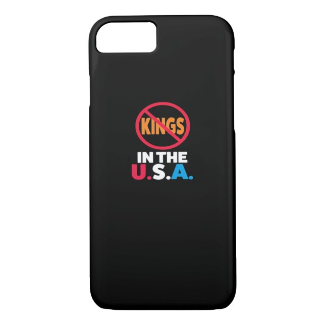 No Kings In The USA Case-Mate iPhone Case (Back)