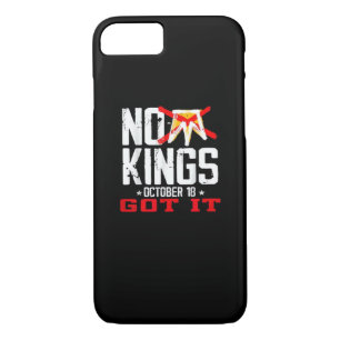 No Kings It Classic Minimal Design iPhone 8/7 Case