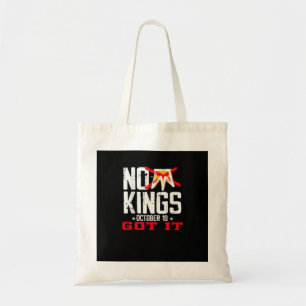 No Kings It Classic Minimal Design Tote Bag