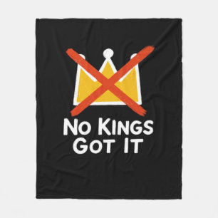 No Kings It - Defiant To The People Anti-Tyranny 1 Fleece Blanket