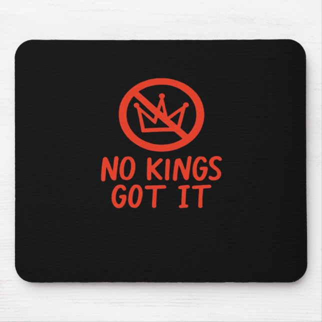 No Kings It Patriotic Style Mouse Pad (Front)