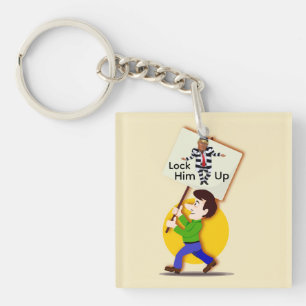 No Kings Keychain
