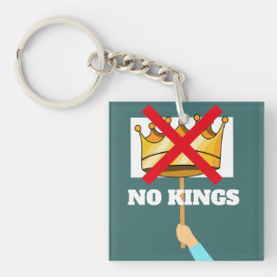 No Kings Keychain