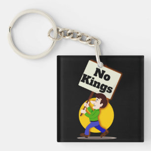 No Kings Keychain