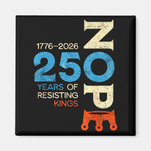 No kings march 28 2026 protest sign  magnet