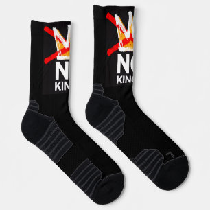 NO KINGS MARCHING  SOCKS