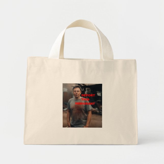NO KINGS MINI TOTE BAG (Front)