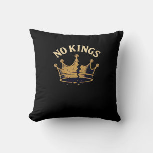 No Kings Minimal Clean Cushion
