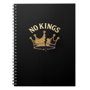 No Kings Minimal Clean Notebook