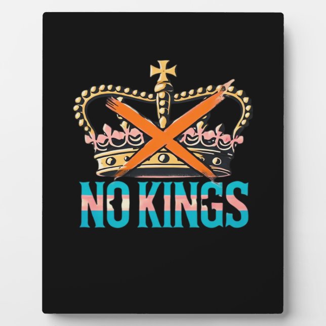 No Kings No Oligarchs  Plaque (Front)