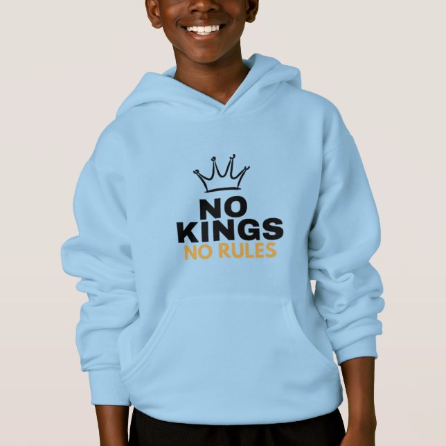 No Kings No Rules Minimal Crown Graphic Design |  (Front)