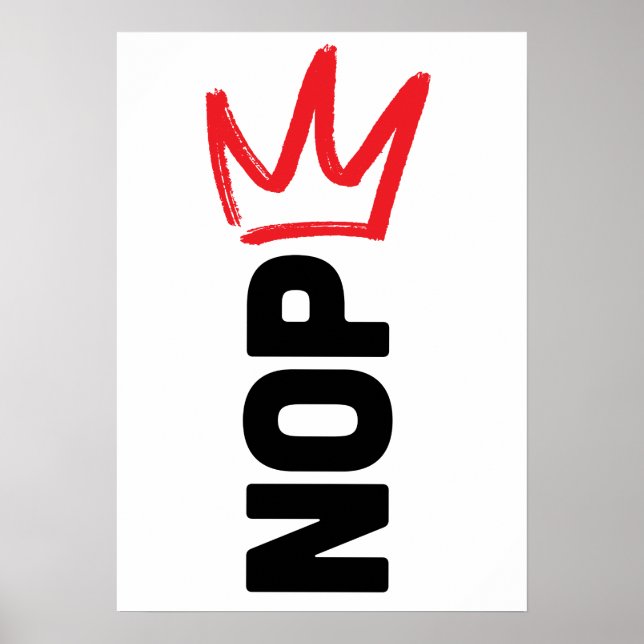 No Kings NOPE Poster (Front)