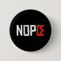 No Kings Nope Protest Sign Horizontal Bold Text