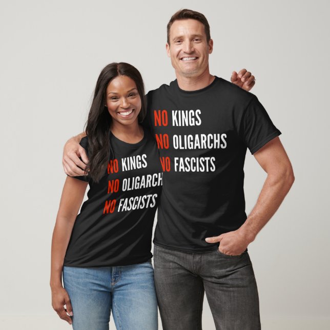 No Kings Oligarchs Fascists T-Shirt (Unisex)