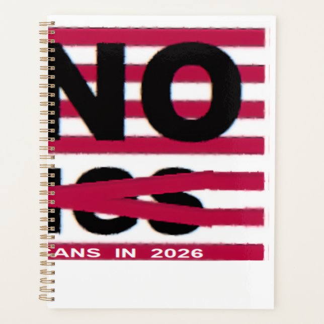 NO KINGS PLANNER (Front)
