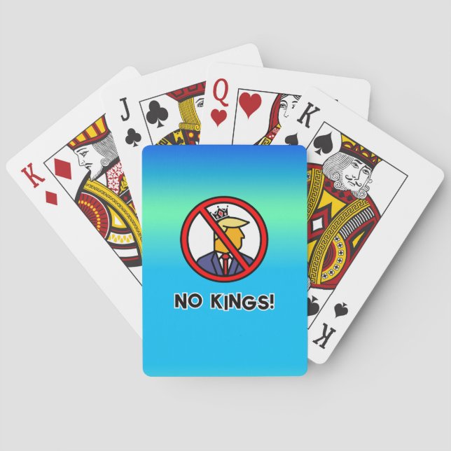 NO KINGS PLAYING CARDS (Back)