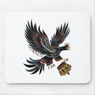 No Kings Political Protest Subtle Statement Graphi Mouse Pad