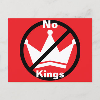 No Kings Postcard