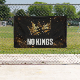 No Kings Protest Banner