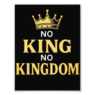No Kings Protest Sign Vertical 2025