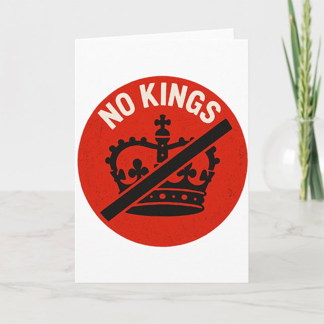 No Kings Protest Symbol Card (Creator Uploaded)