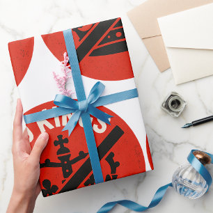 No Kings Protest Symbol Wrapping Paper