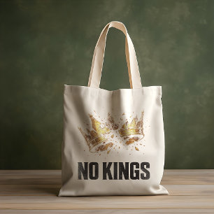 No Kings Protest Tote Bag