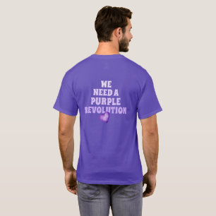 No Kings Purple Revolution Men's Basic T-Shirt