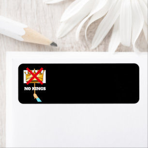 No Kings Return Address Label
