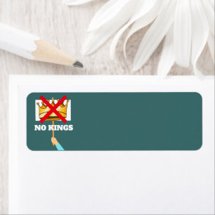 No Kings Return Address Label