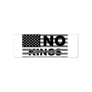 NO KINGS  SELF-INKING STAMP