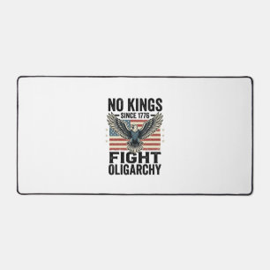 No Kings Since 1776 Patriotic Eagle Vintage Shirt Desk Mat