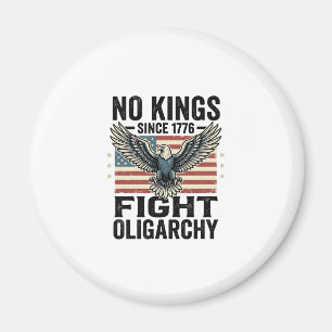 No Kings Since 1776 Patriotic Eagle Vintage Shirt  Magnet