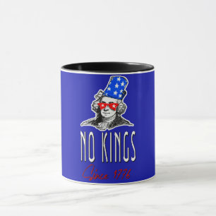 No Kings Since 1776 – Patriotic Rebel Design Mug