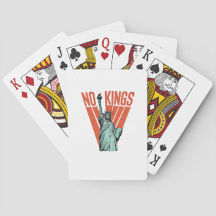 No Kings Statue Of Protest American Classic Playing Cards