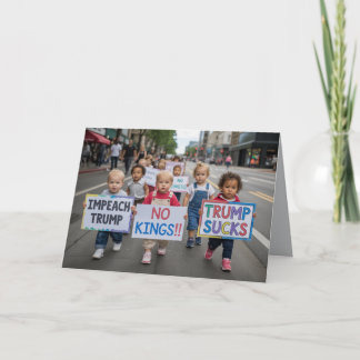 No Kings Toddler Greeting Card