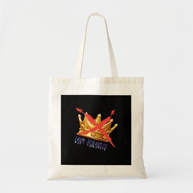No Kings Trendy Design Tote Bag (Front)
