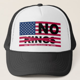 NO KINGS  TRUCKER HAT