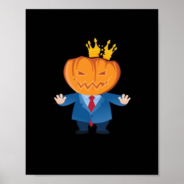 No Kings - Trumpkin Pumpkin Classic Poster (Front)