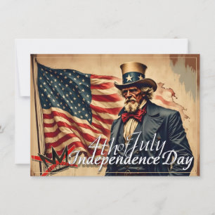 No Kings Uncle Sam Independence Day Art